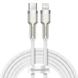 Baseus Cafule Kabel USB-C til Lightning 20W - 2m - Hvit