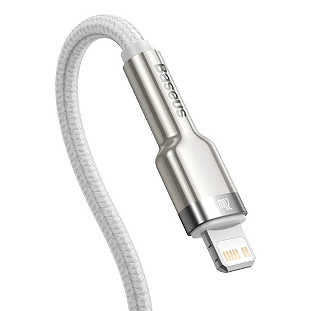 Baseus Cafule Kabel USB-C til Lightning 20W - 2m - Hvit