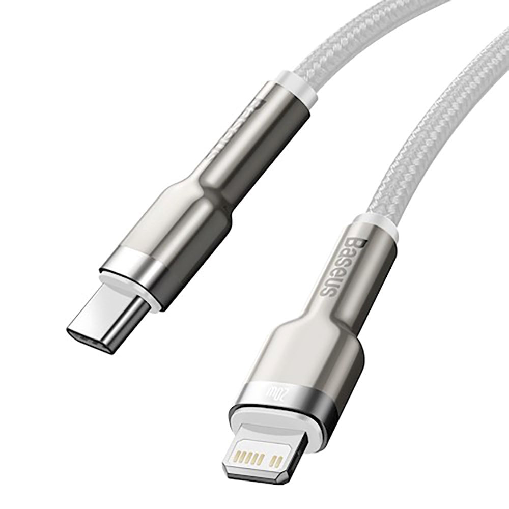 Baseus Cafule Kabel USB-C til Lightning 20W - 2m - Hvit