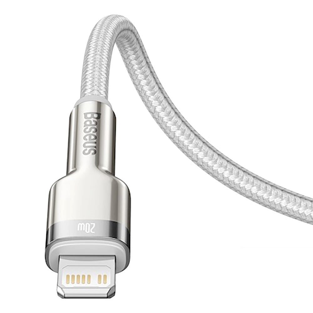 Baseus Cafule Kabel USB-C til Lightning 20W - 2m - Hvit