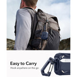 ESR AirPods Pro (3. gen.) Cyber FlickLock Deksel med Karabinkrok – Mørk Blå