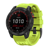 Universal Garmin 26mm QuickFit Tech-Protect Icon Band Stropp - Neon Grønn