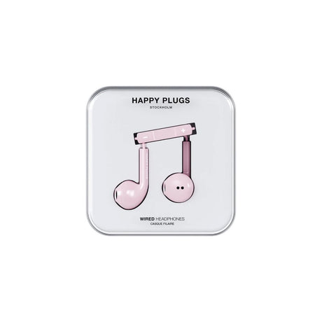 Happy Plugs Hodetelefoner med USB-C – In-Ear – Rosa