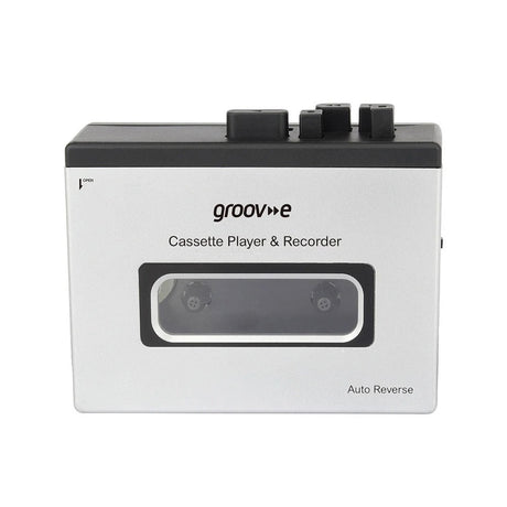 Groov-e PS530SR Kassettspiller med Bluetooth / Høyttalerfunksjon - Svart / Grå