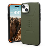 iPhone 15 Plus UAG CIVILIAN Series Deksel - MagSafe Kompatibel - Olive