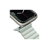 Apple Watch (44/SE/45) UNIQ Revix Vendbar Klokkerem Magnetisk - Sage / Beige