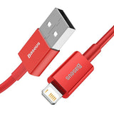 Baseus Superior Series 1m USB-A til Lightning Kabel - Rød