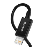 Baseus Superior Series 1m USB-A til Lightning Kabel - Svart