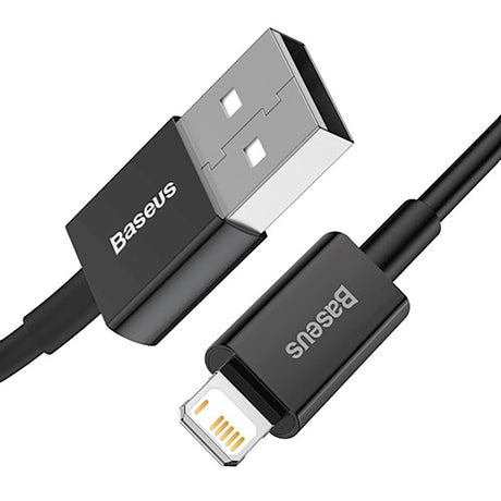 Baseus Superior Series 1m USB-A til Lightning Kabel - Svart