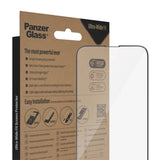 iPhone 14 / 13 / 13 Pro PanzerGlass AntiBacterial Ultra Wide Fit Skjermbeskyttelsesglass - Case Friendly  Diamond Strength - Gjennomsiktig