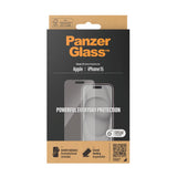 iPhone 15 PanzerGlass Classic Fit Skjermbeskyttelse - Platinum Strength - Gjennomsiktig