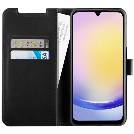 Samsung Galaxy A25 (5G) Vivanco Classic Wallet Kunstskinn Flipdeksel med Lommebok - Svart