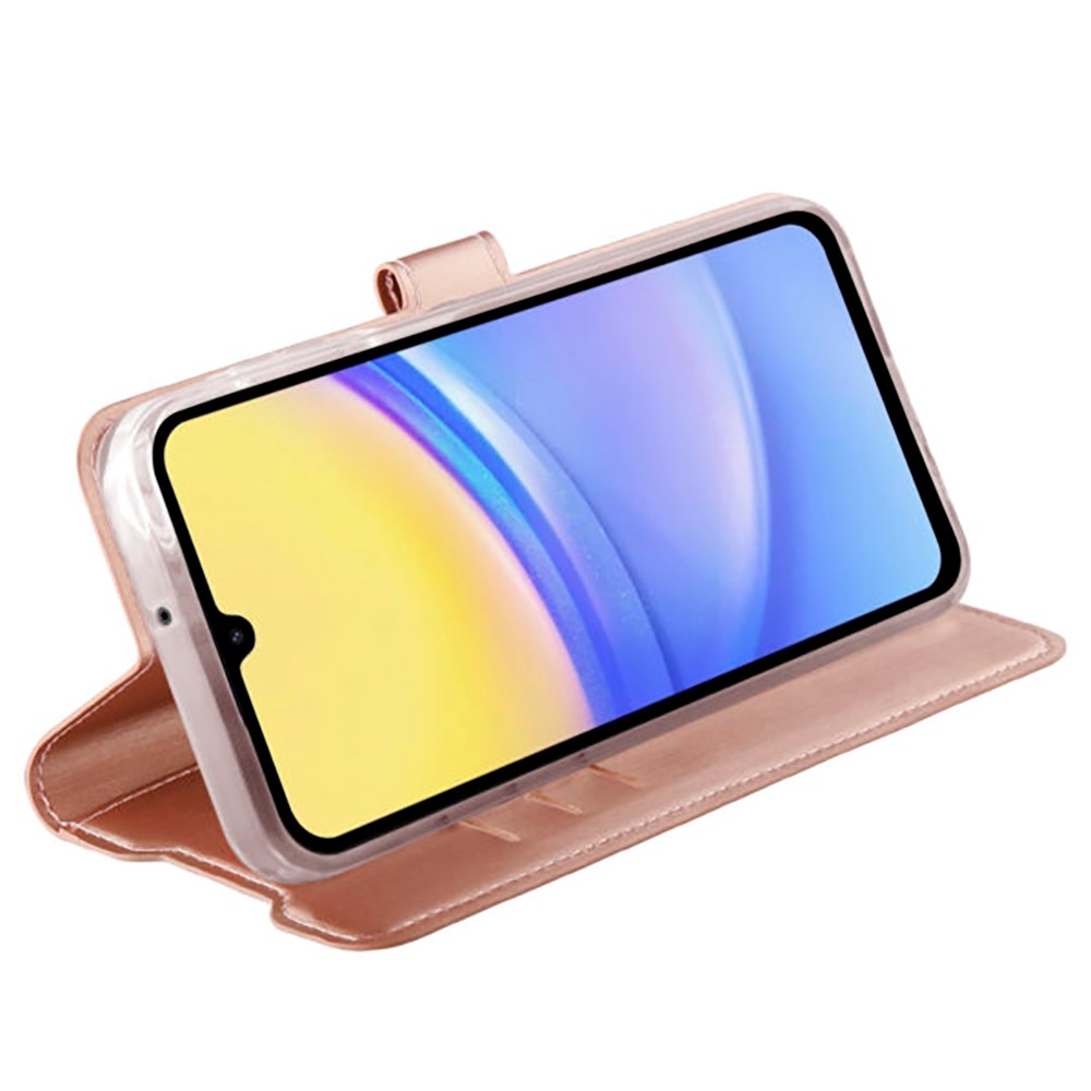 Samsung Galaxy A15 (5G) / A15 Vivanco Classic Wallet Kunstskinn Flipdeksel med Lommebok - Rose Gold