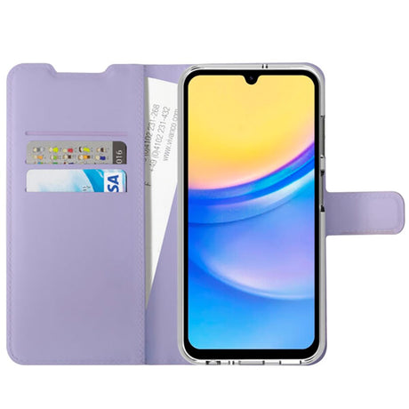 Samsung Galaxy A15 (5G) / A15 Vivanco Classic Wallet Kunstskinn Flipdeksel med Lommebok - Lilla