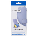 Samsung Galaxy A15 (5G) / A15 Vivanco Classic Wallet Kunstskinn Flipdeksel med Lommebok - Lilla