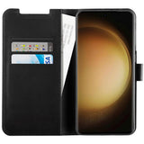 Samsung Galaxy S24 Ultra Vivanco Classic Wallet Kunstskinn Flipdeksel med Lommebok - Svart