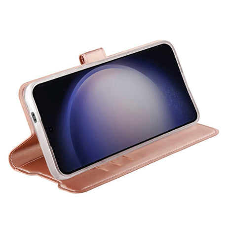 Samsung Galaxy S24 Vivanco Classic Wallet Kunstskinn Flipdeksel med Lommebok - Rose Gold