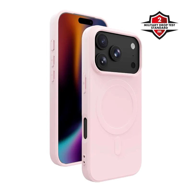 iPhone 18 Pro / 17 Pro X2O Mag Color Deksel - MagSafe Kompatibel - Rosa