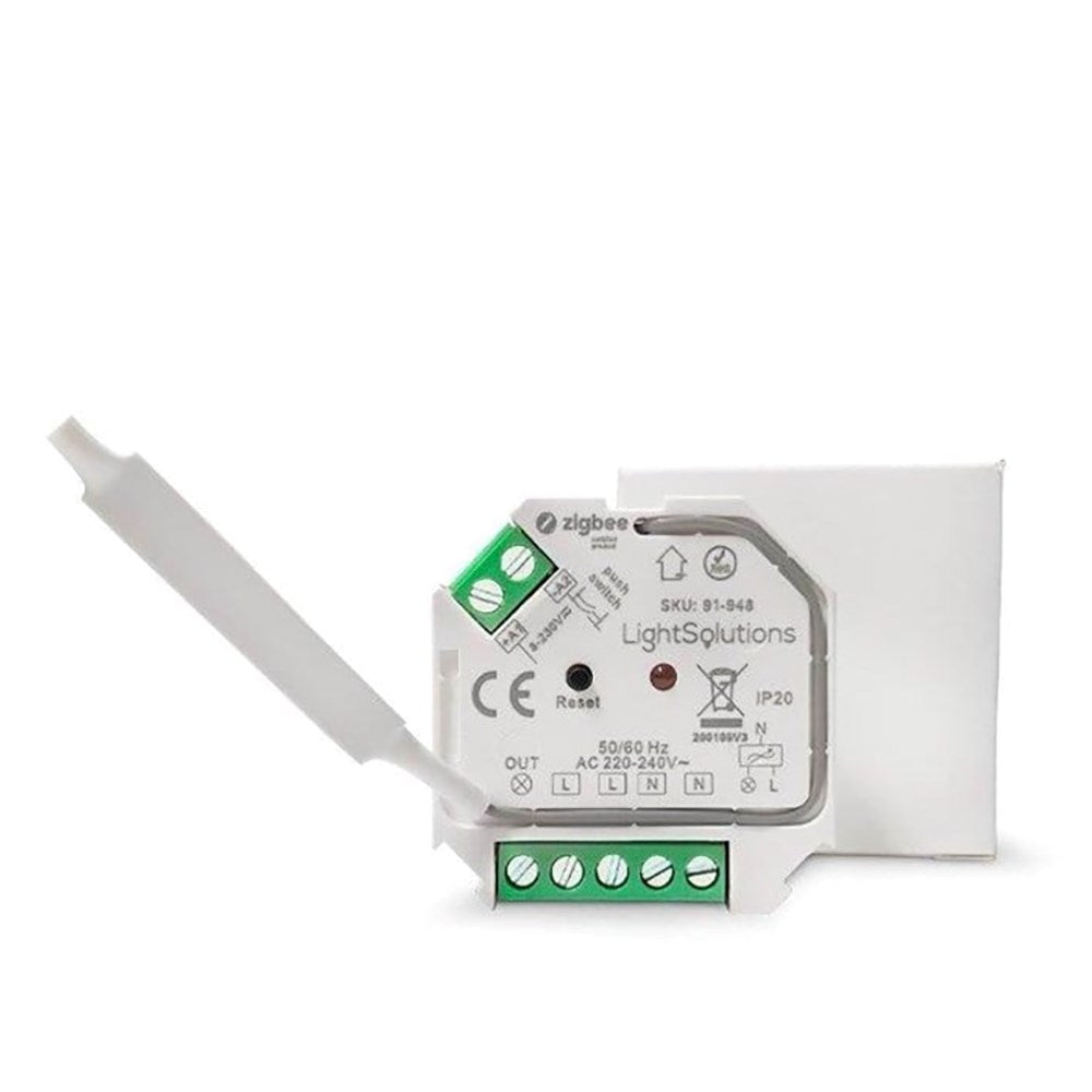 Light Solutions - Mini ZigBee Switch - 200W - Hvit