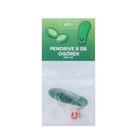 Setty USB Stick m. 8 GB - Agurk