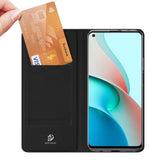 Xiaomi Note 9T (5G) DUX DUCIS Skin Pro Series Thin Wallet Flipdeksel med Lommebok - Svart