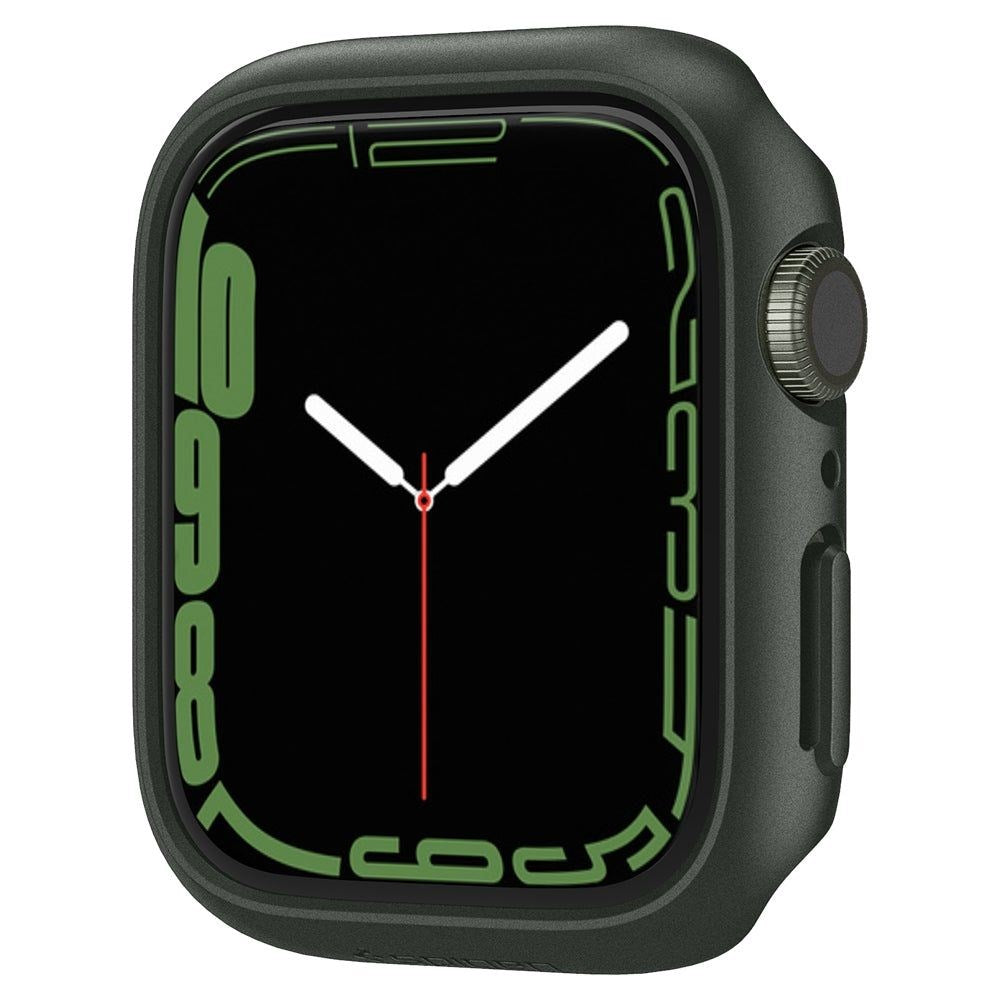 Spigen Thin Fit Apple Watch 9/8/7 (45mm) Deksel - Army Green