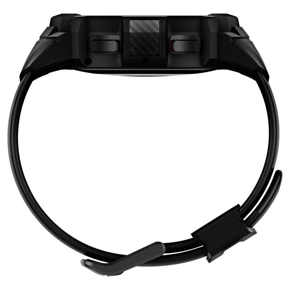 Samsung Galaxy Watch 4 Classic (46mm) SPIGEN Rugged Armor Pro Deksel - TPU Deksel inkl. Stropp - Matte Black