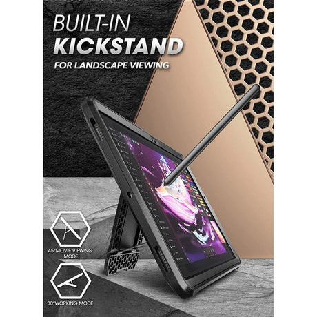 Samsung Galaxy Tab A8 10.5" (2021) Supcase Unicorn Beetle Pro Håndverker Deksel Med Skjermbeskytter - Svart