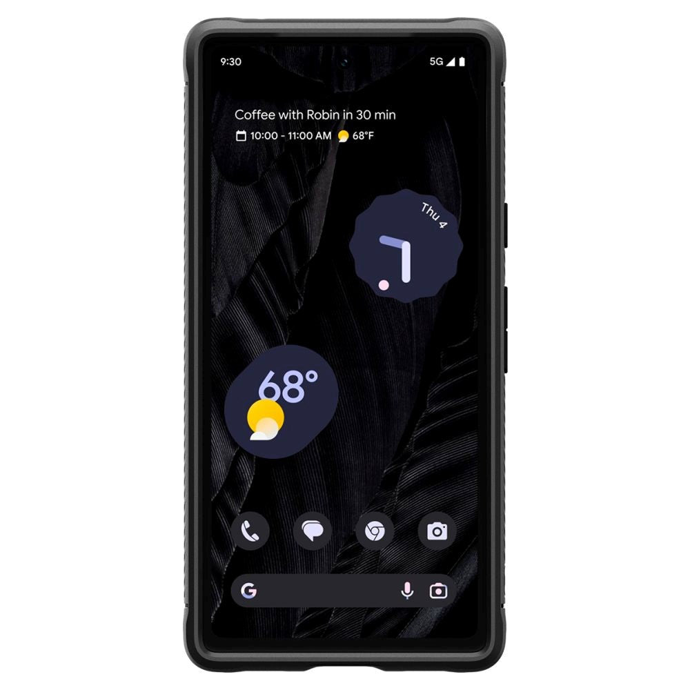 Google Pixel 7A Spigen Rugged Armor Bakdeksel - Svart