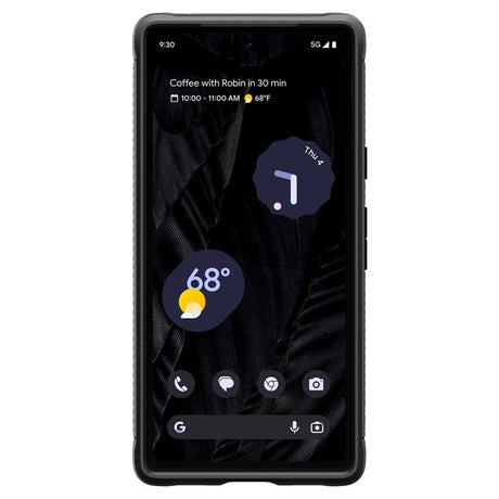 Google Pixel 7A Spigen Rugged Armor Bakdeksel - Svart