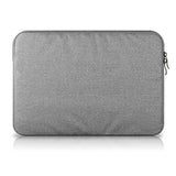 Tech-Protect Stoff Laptop Sleeve 13-14" m. Ekstra lomme (33 x 24 cm) - Lysegrå