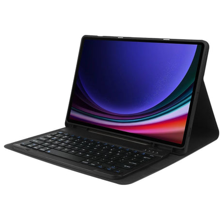 Samsung Galaxy Tab S9 FE+ (Plus) Tech-Protect Keyboard Deksel Med Pencil Holder - Engelsk Layout - Svart