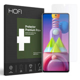 Samsung Galaxy M51 Hofi Hybrid Pro+ Herdetglass Skjermbeskytter - Case Friendly - Gjennomsiktig