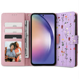 Samsung Galaxy A54 (5G) Tech-Protect Flip Wallet med Lommebok - Garden Violet