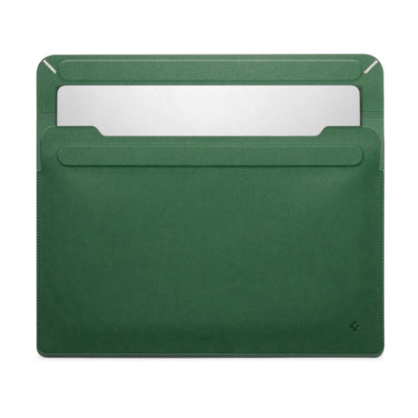 Spigen Valentinus Kunstskinn Sleeve for MacBook / Bærbar PC 15-16" (40 x 28 x 2 cm) - JeJu Green