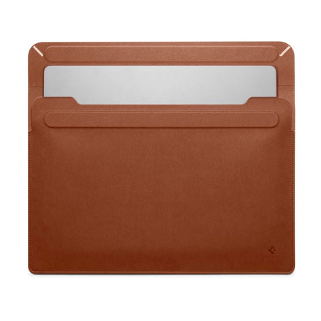 Spigen Valentinus Kunstskinn Sleeve for MacBook / Bærbar PC 15-16" (40 x 28 x 2 cm) - Classic Brown