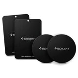 Spigen MP-4P Metallplater til Magnetisk Bilholder x 4 - Svart