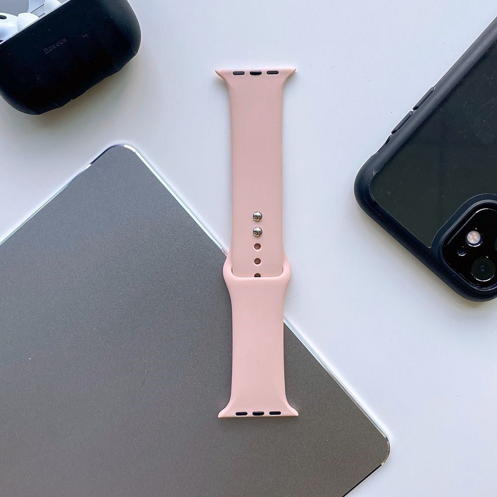 Apple Watch (38/40/SE/41/42mm) Tech-Protect Icon Band Silikon Reim - Pink