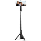 Tech-Protect L04S Selfie-Stick med Tripod og Bluetooth - MagSafe-Kompatibel - Svart