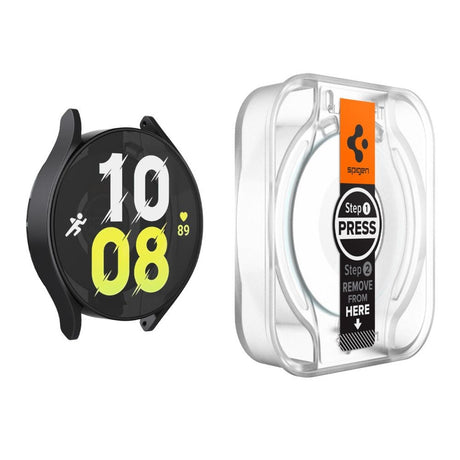 Samsung Galaxy Watch 7 / 6 (44mm) Spigen EZ Fit GLAS.tR Skjermbeskytter - 2 stk - Gjennomsiktig