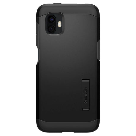 Samsung Galaxy Xcover 6 Pro Spigen Tough Armor Deksel med Stativ - Svart