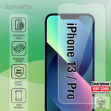 iPhone 13 / 13 Pro 4smarts Second Glass X-Pro Clear Skjermbeskytter med Monteringsramme - Case-Firendly - Gjennomsiktig