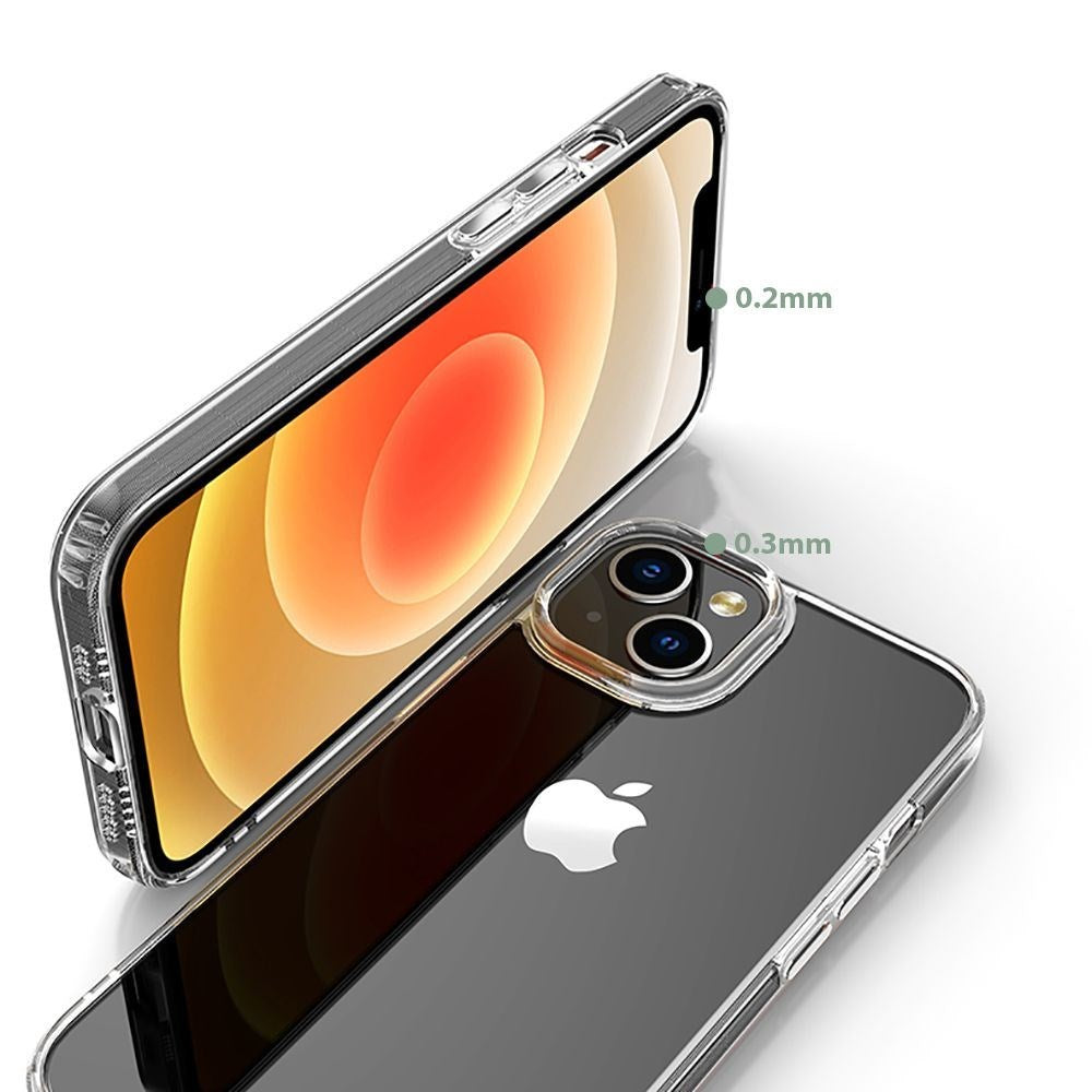 iPhone 14 Pro Tech-Protect Flexair Hybrid Deksel - Gjennomsiktig