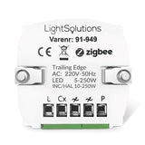 Lysløsninger - ZigBee Roterende Dimmer for LK FUGA Kontakt - 250W - Hvit