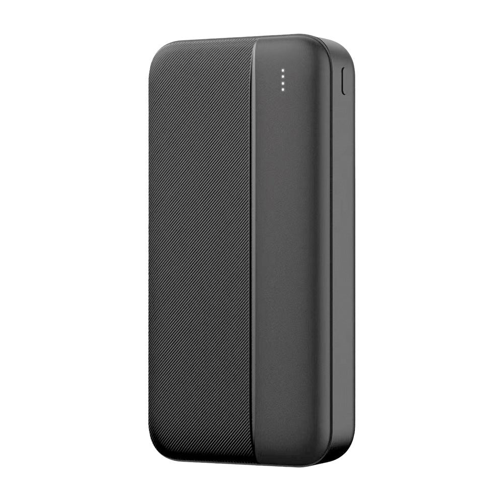 Maxlife MXPB-02 Powerbank 20W m. USB-A, USB-C & Micro-USB - 20.000 mAh - Svart