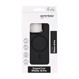 iPhone 16 Pro Essentials Rugged Deksel - MagSafe Kompatibel - Svart
