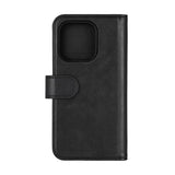 iPhone 16 Pro Essentials 2-i-1 Kunstskinn Flip Deksel - Svart