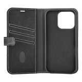 iPhone 16 Pro Essentials 2-i-1 Skinn Flip Deksel - MagSafe Kompatibel - Svart