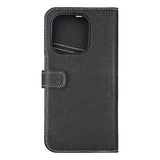 iPhone 16 Pro Essentials 2-i-1 Skinn Flip Deksel - MagSafe Kompatibel - Svart