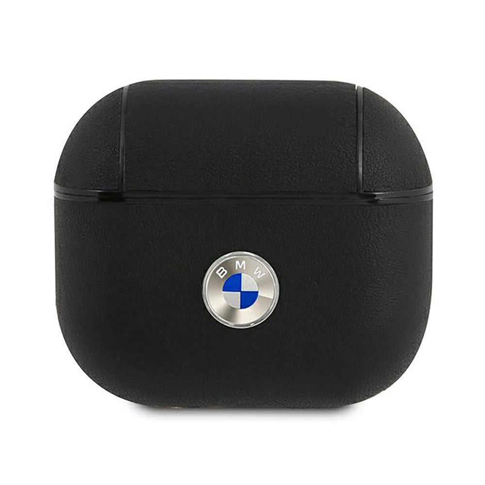 CG Mobile AirPods (3. gen.) Ekte Skinn Deksel m. BMW Logo - Svart